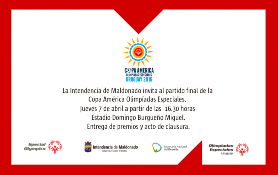 Damos difusión: Final Copa América Olimpíadas Especiales